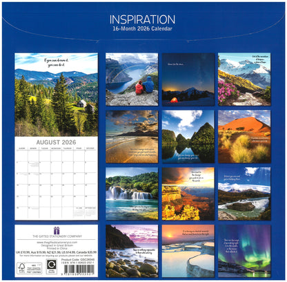 2026 Wall Calendar - Inspiration