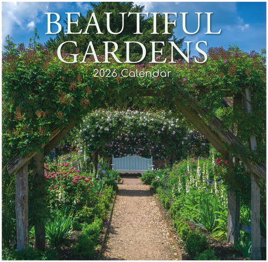 2026 Wall Calendar - Beautiful Gardens