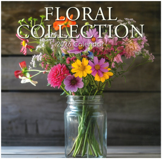 2026 Wall Calendar - Floral Collection