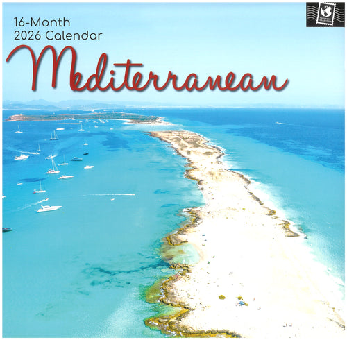 2026 Wall Calendar - Mediterranean