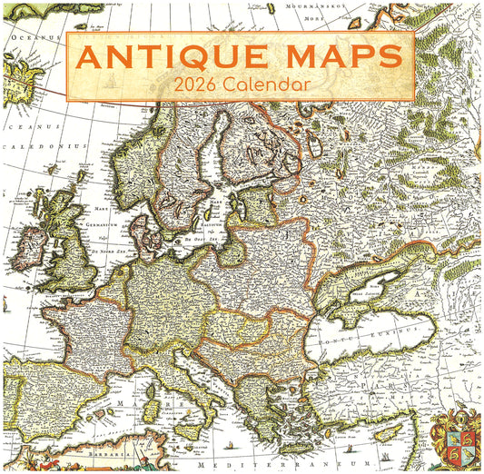 2026 Wall Calendar - Antique Maps