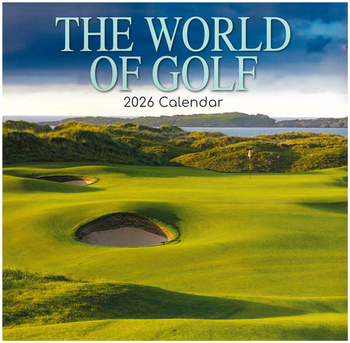 2026 Wall Calendar - The World Of Golf