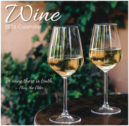 2026 Wall Calendar - Wine