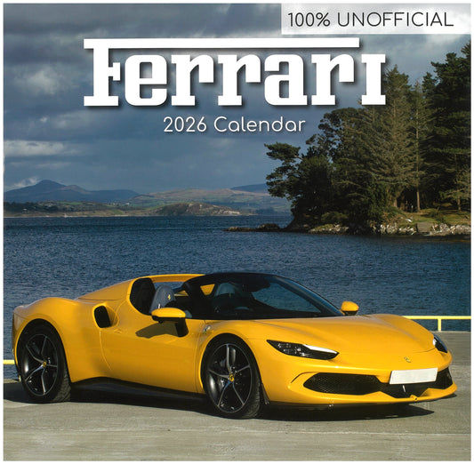 2026 Wall Calendar - Ferrari