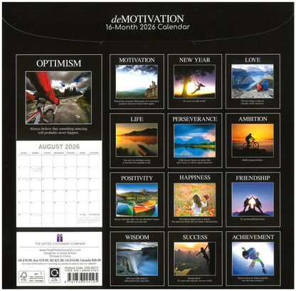 2026 Wall Calendar - deMotivation