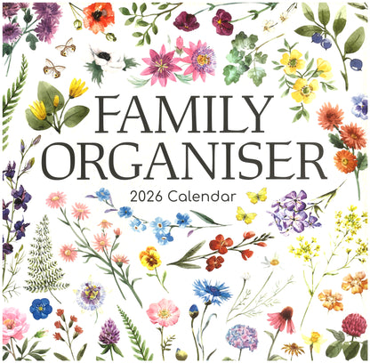 2026 Wall Calendar - Family Organiser
