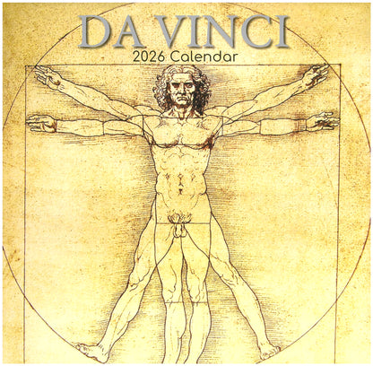 2026 Wall Calendar - Da Vinci