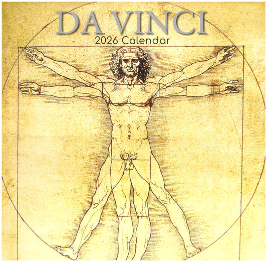 2026 Wall Calendar - Da Vinci