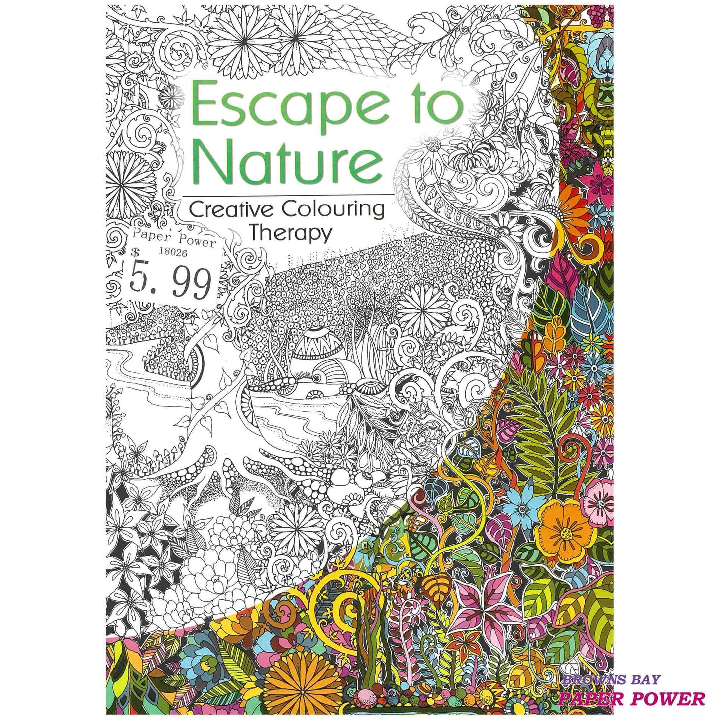Colouring Books - Escape To Nature