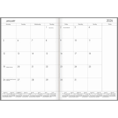 2026 Collins A4 Monthly Planner