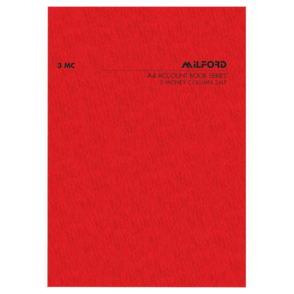 Milford A4 3 Money Column 26 Leaf Limp Analysis Book