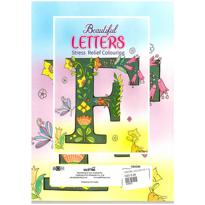 Colouring Books - Beautiful Letters