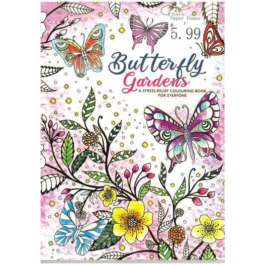 Colouring Books - Butterfly Gardens