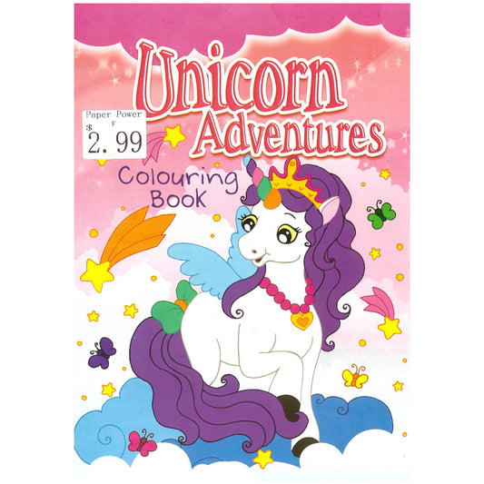 Colouring Book - Unicorn Adventures
