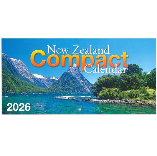2026 Wall Calendar New Zealand Compact