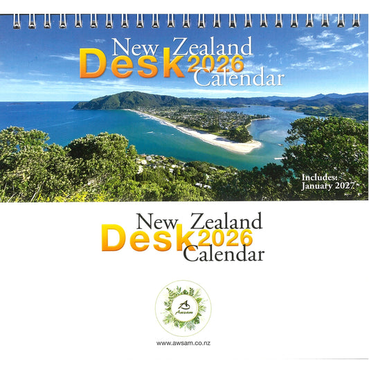 2026 Calendar New Zealand Desk Calendar