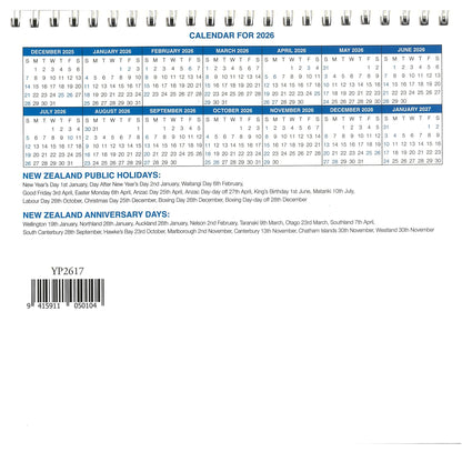 2026 Calendar New Zealand Desk Calendar