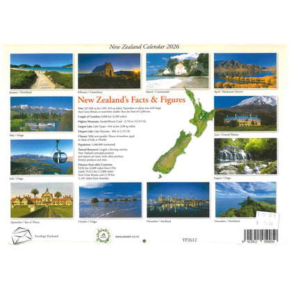 2026 Wall Calendar New Zealand + Free Year Planner