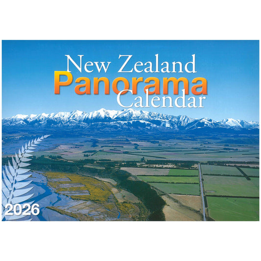 2026 Wall Calendar New Zealand Panorama