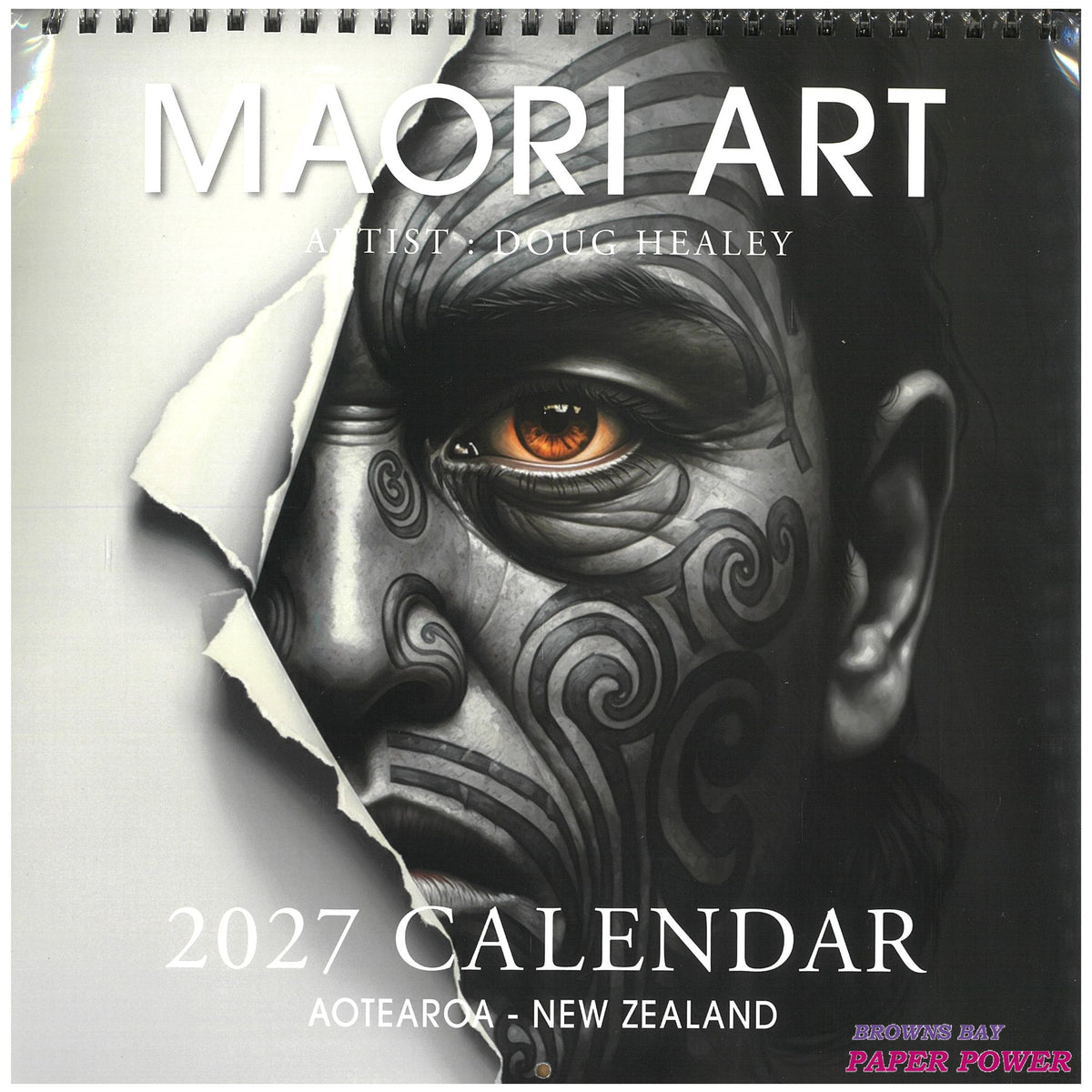 2027 Wall Calendar New Zealand - Maori Art