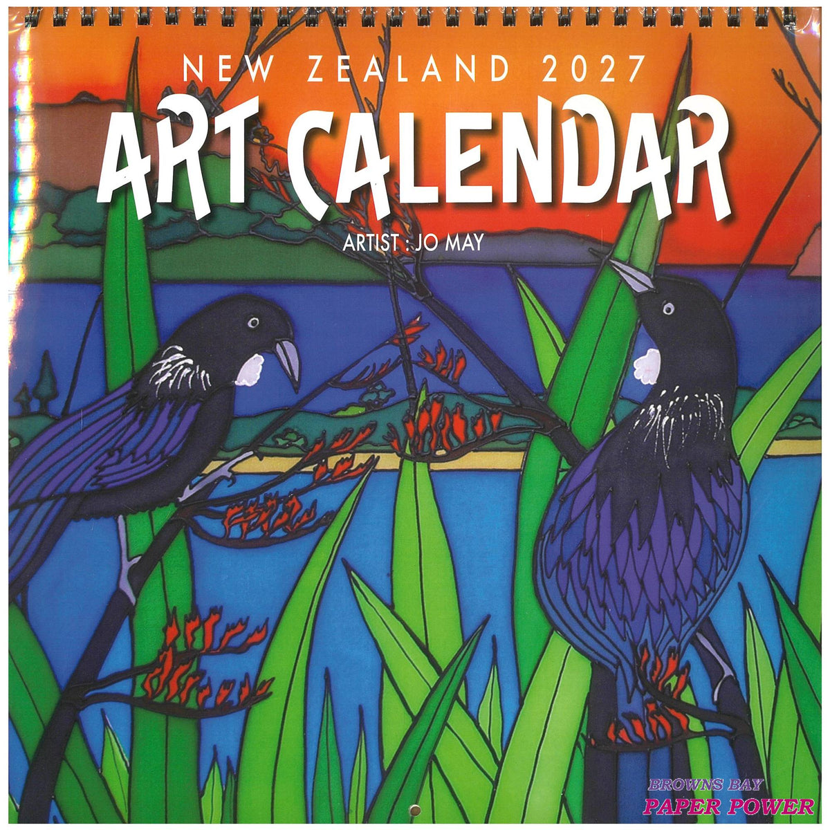 2027 Wall Calendar New Zealand Art - Jo May