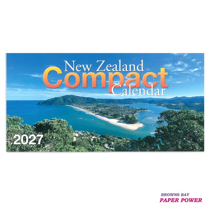 2027 Wall Calendar - New Zealand Compact