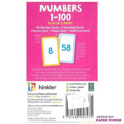 Flash Card - Numbers 1-100