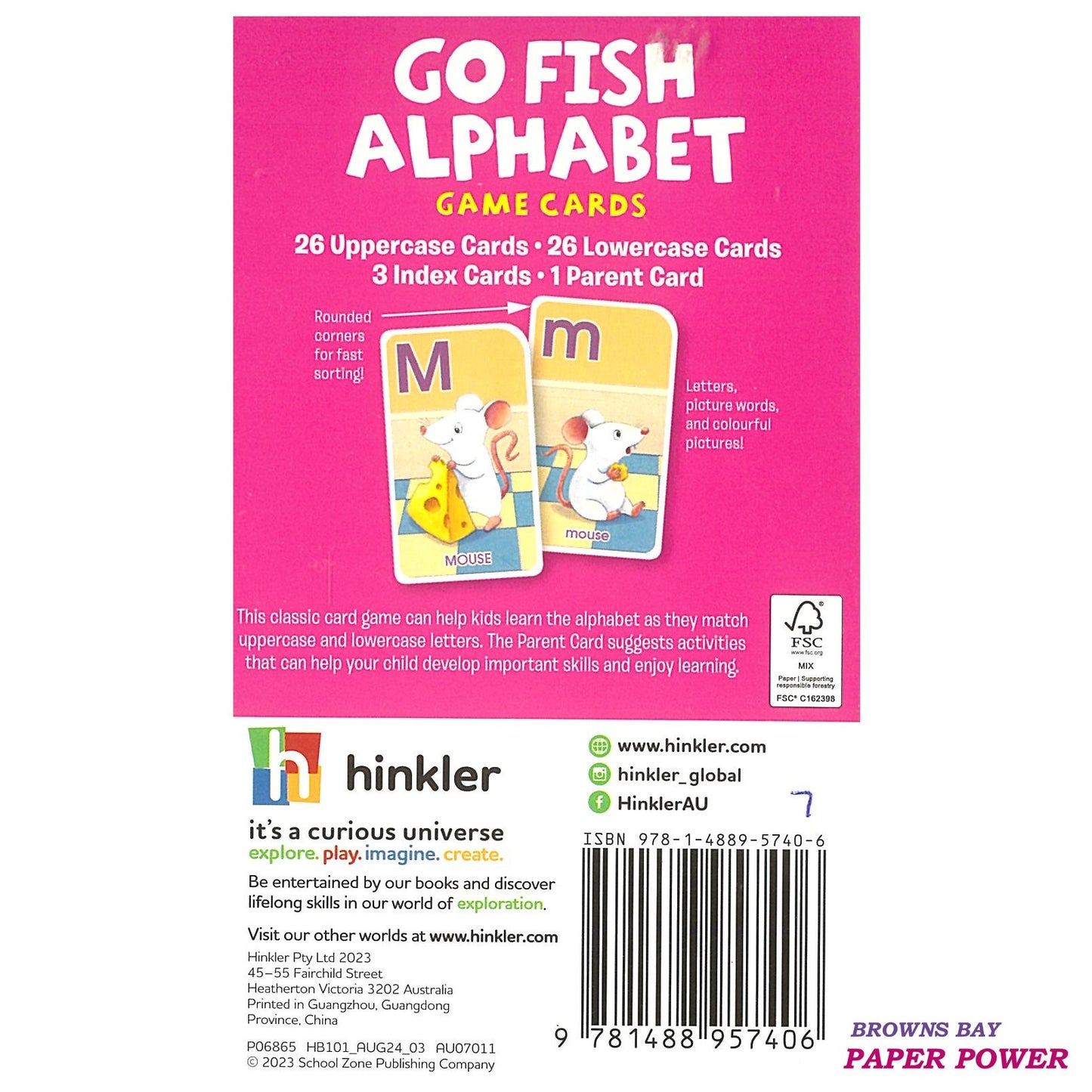Flash Card - Go Fish Alphabet