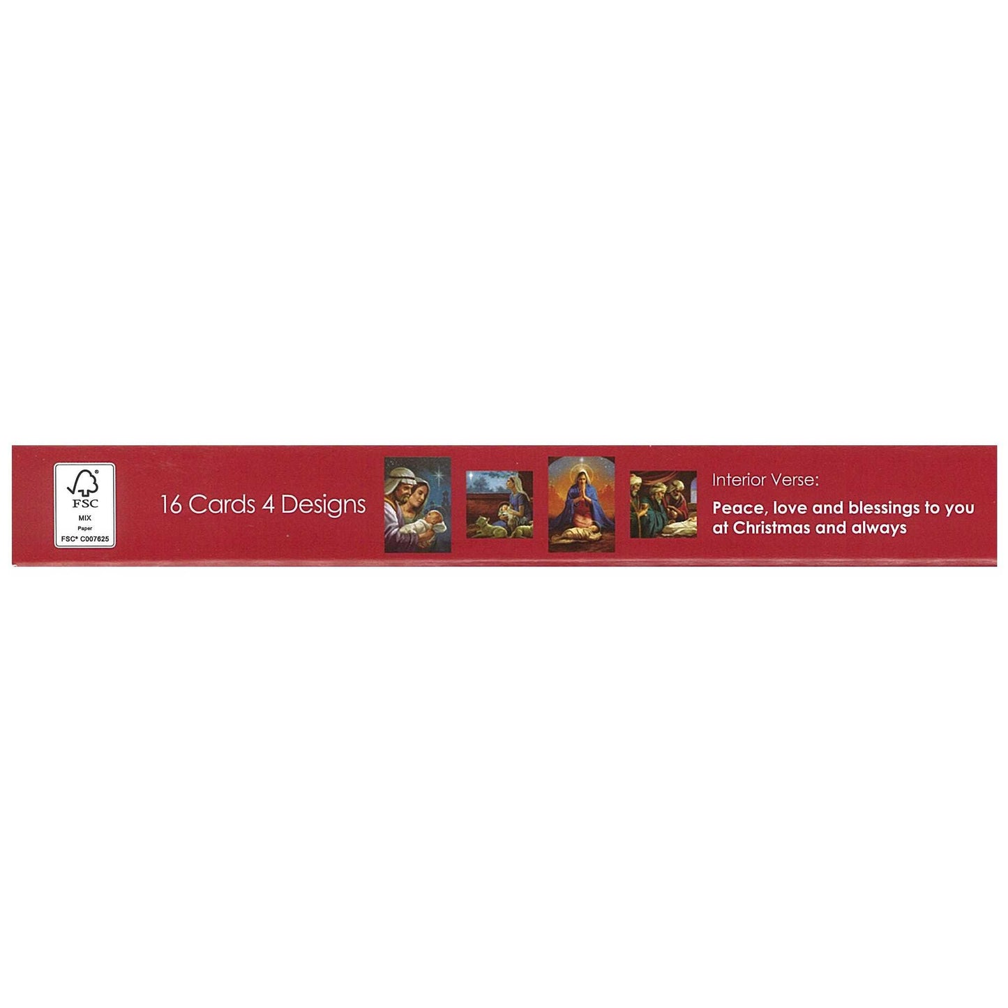 Xmas Boxed Cards - 16 cards, 4 designs