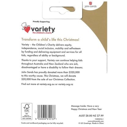 Xmas Boxed Cards - 10Cards/pack