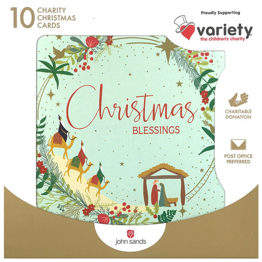 Xmas Boxed Cards - 10 Cards/Pack