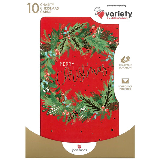 Xmas Boxed Cards - 10 Cards/Pack
