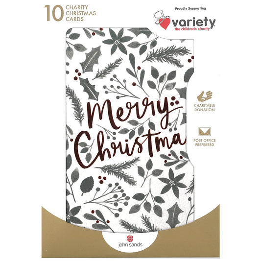 Xmas Boxed Cards - 10 Cards/Pack
