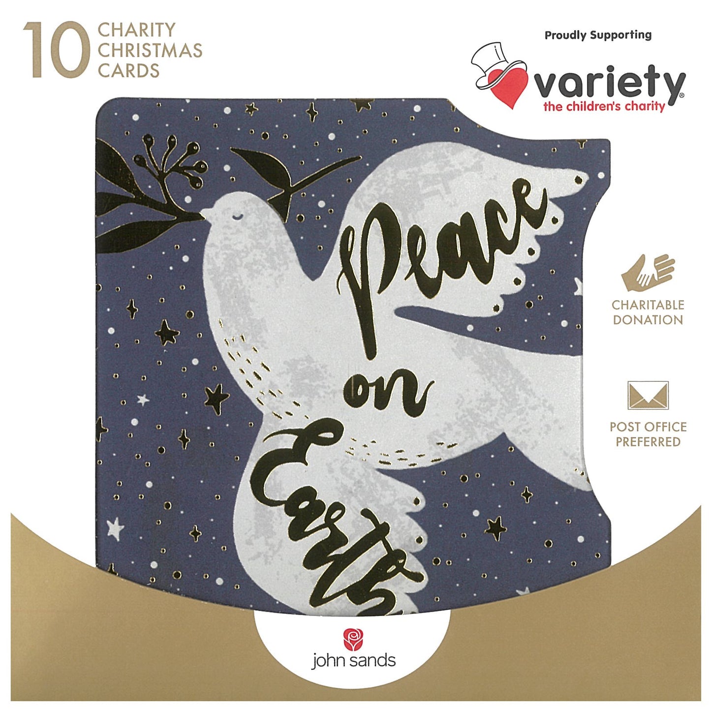 Xmas Boxed Cards - 10 Cards/Pack
