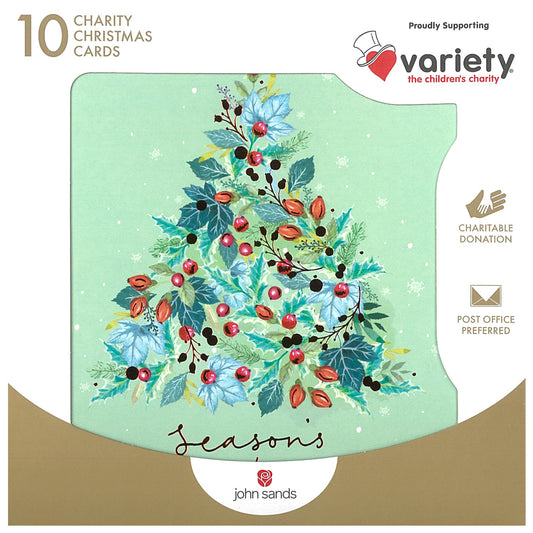 Xmas Boxed Cards - 10 Cards/Pack