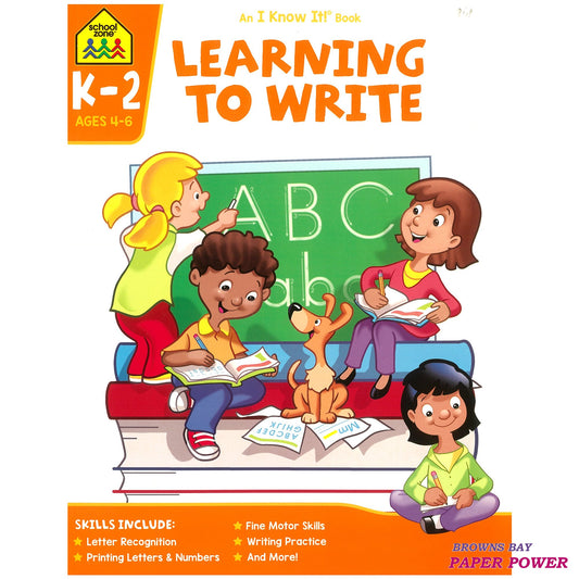 Learning To Write - School Zone