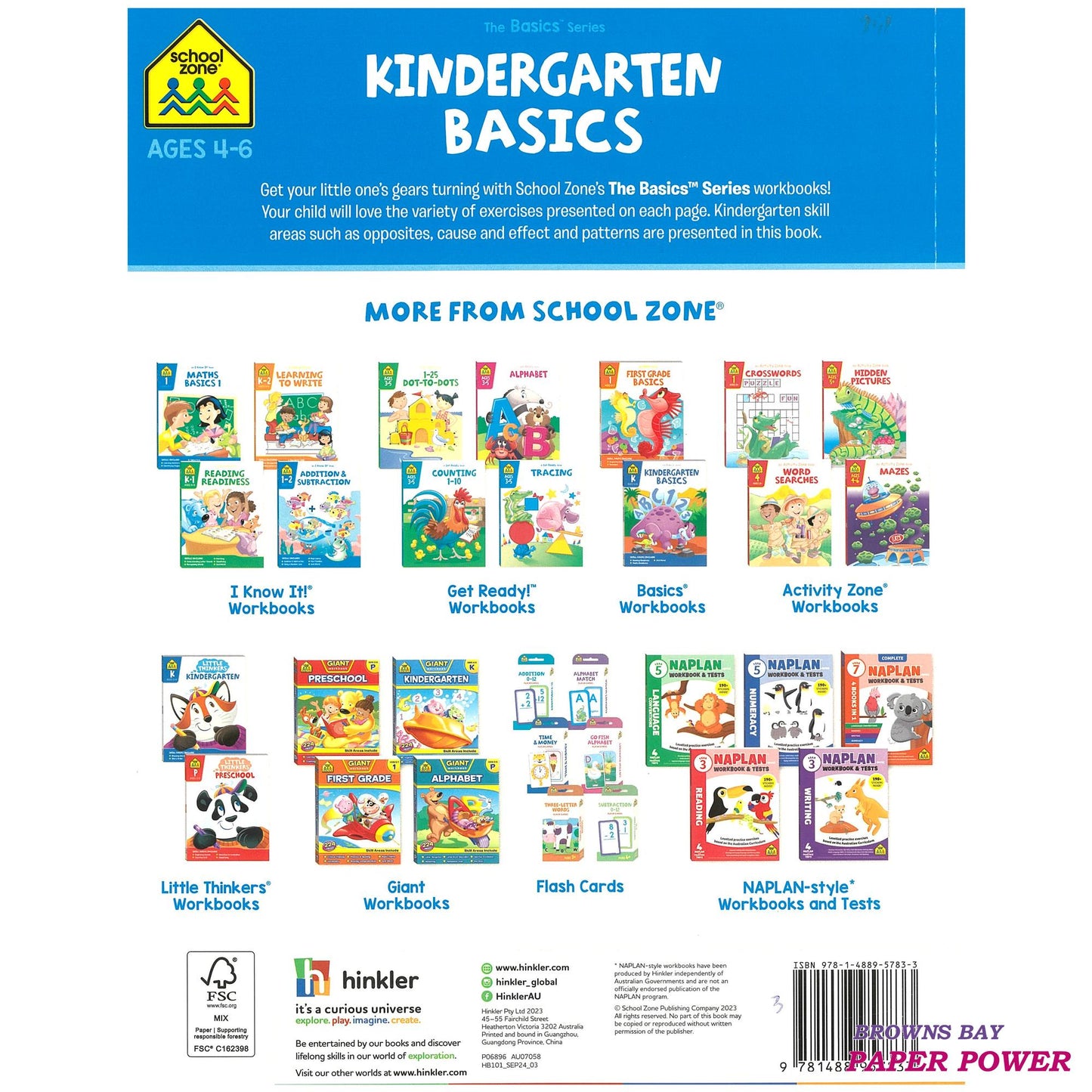 Kindergarten Basics - School Zone