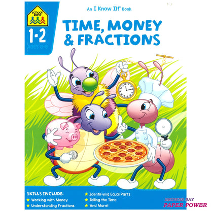 Time, Money & Fractions - School Zone