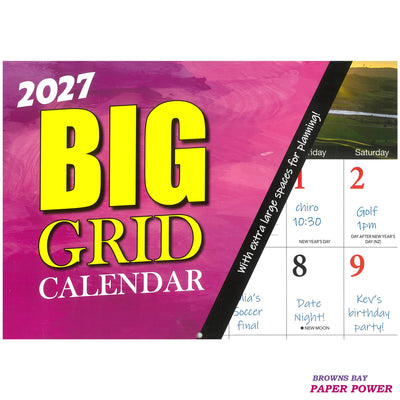 2027 Wall Calendar - Big Grid