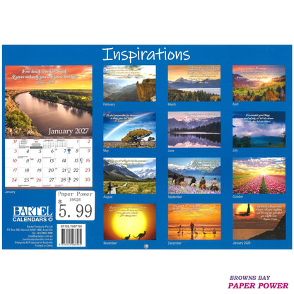 2027 Wall Calendar - Inspirations
