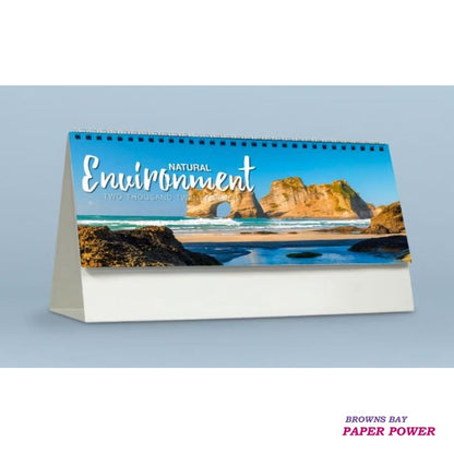 Easy2C 2027 Natural Environment Large Desk Calendar