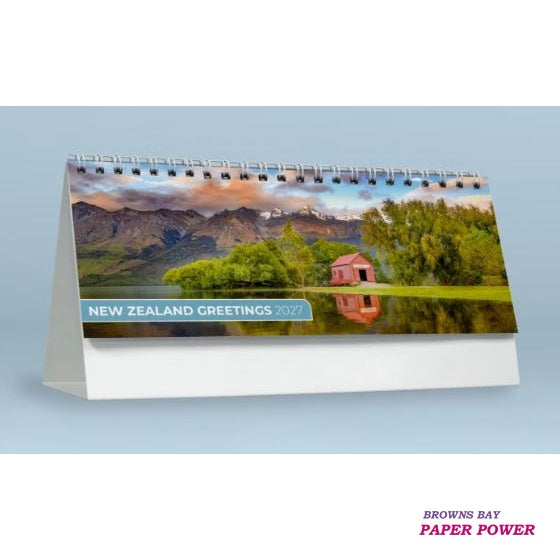 2027 New Zealand Greetings Desk Calendar