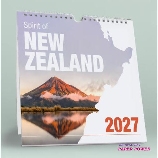 2027 Spirit of NZ Wall & Desk Calendar