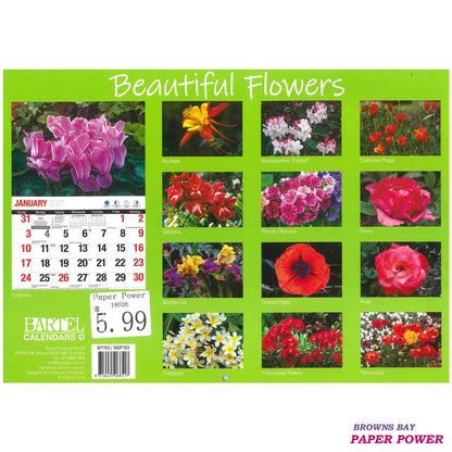 2027 Wall Calendar - Beautiful Flowers