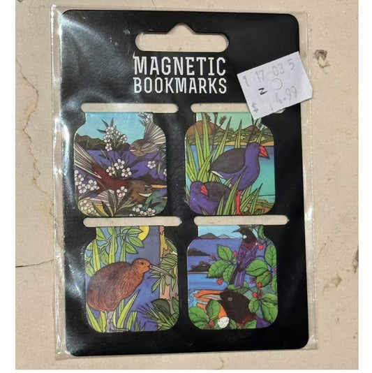 Magnetic Bookmarks - New Zealand 4pc