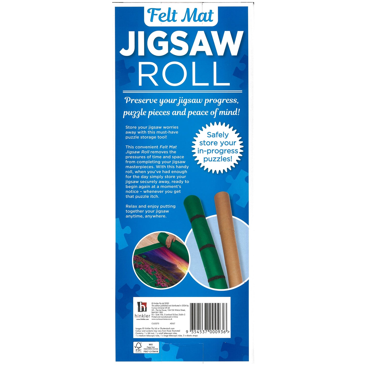 Jigsaw Felt Roll (Puzzle Mat) - Up to 2000 Pieces