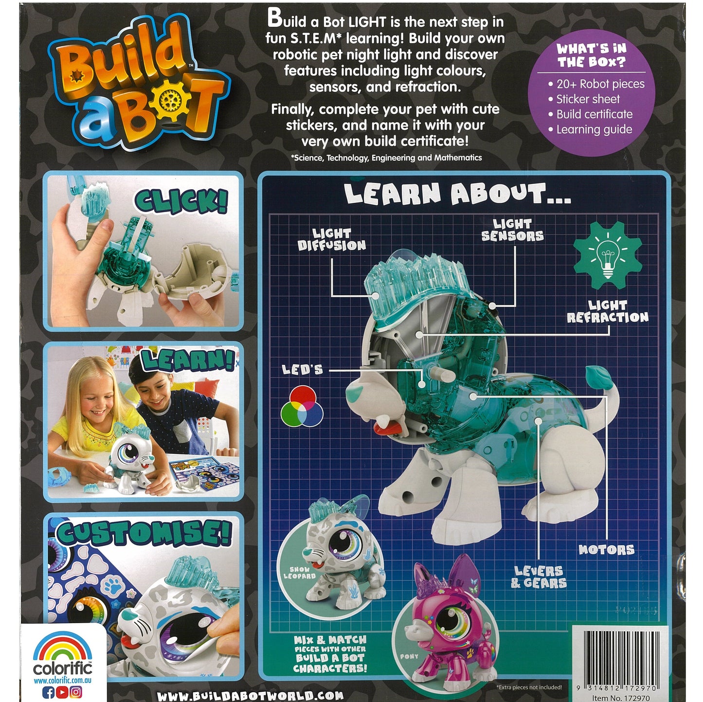 Light Snow Leopard - Build a Bot