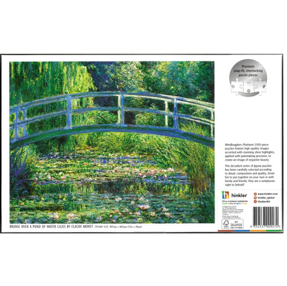 Jigsaw Puzzle 1500 pcs Bridge Over A Pond Of Water Lilies By Claude Monet