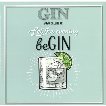 2026 Wall Calendar - Gin