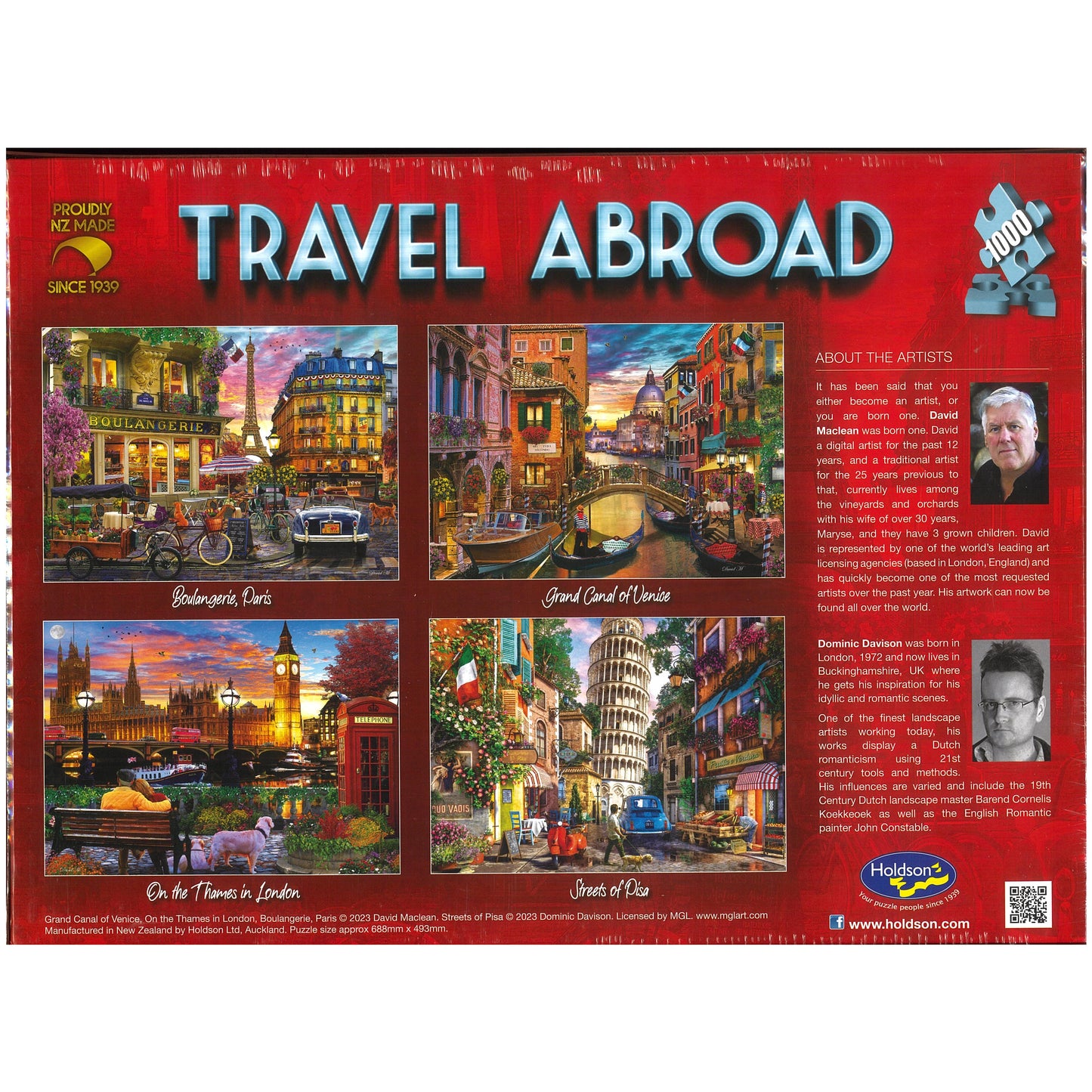 Jigsaw Puzzle 1000 Pcs Travel Abroad - Streets Of Pisa